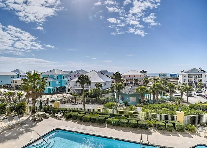 Apartment With Pool View Walk To Beach! Gulf Shores